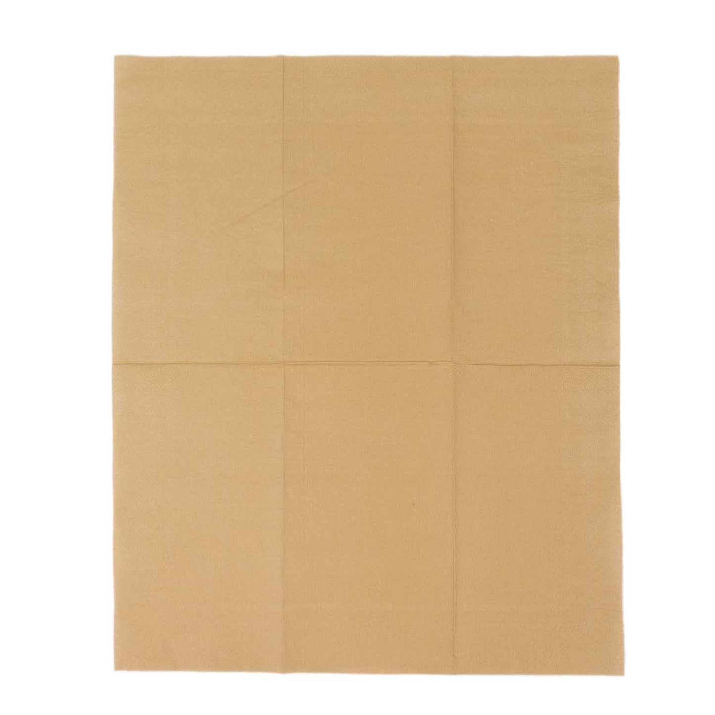 50 Pack 2 Ply Natural Soft Disposable Party Napkins, Wedding Reception Dinner Paper Napkins
