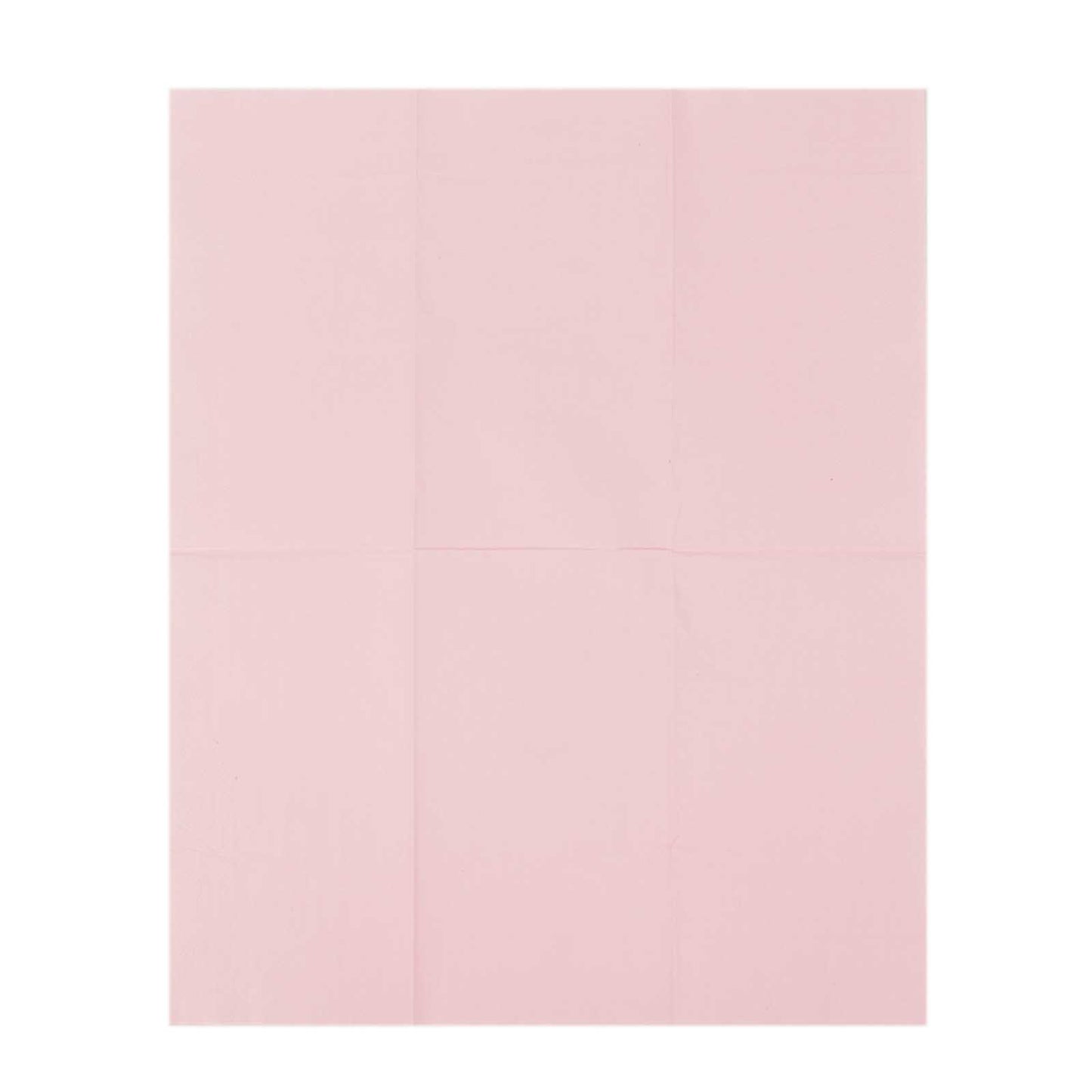 50 Pack 2 Ply Pink Soft Disposable Party Napkins, Wedding Reception Dinner Paper Napkins