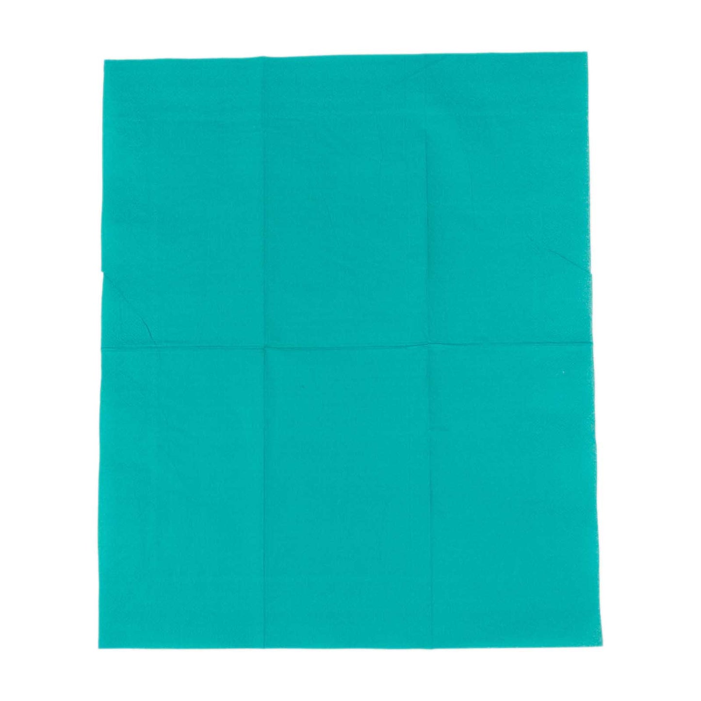 50 Pack 2 Ply Turquoise Soft Disposable Party Napkins, Wedding Reception Dinner Paper Napkins