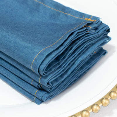 Tips for Using and Maintaining Faux Denim Napkins Tips for Using and Maintaining Faux Denim Napkins
