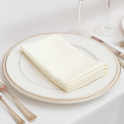 Ivory Scuba Cloth Napkins Ivory Scuba Cloth Napkins