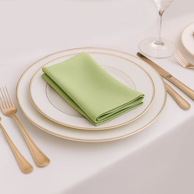 Sage Green Scuba Cloth Napkins Sage Green Scuba Cloth Napkins
