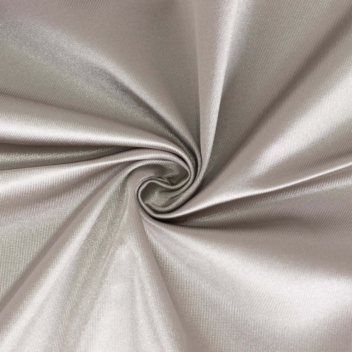 Shimmer silver cloth napkins, 17"x17", wrinkle-free and stain-resistant, 5 pack. #whtbkgd