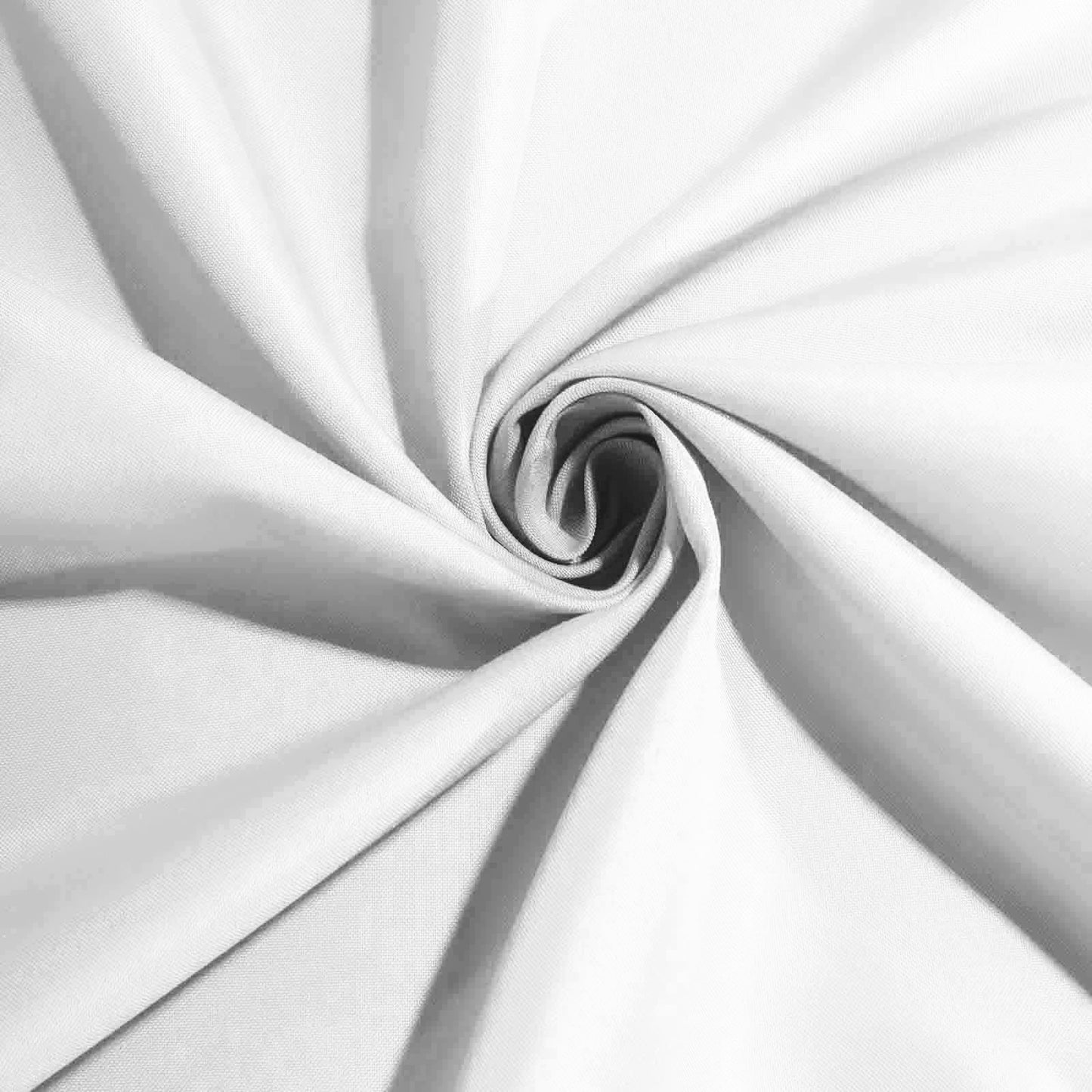 5 Pack | White Seamless Cloth Dinner Napkins, Wrinkle Resistant Linen | 17inchx17inch#whtbkgd