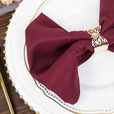 Versatility of Burgundy Dinner Napkins Versatility of Burgundy Dinner Napkins
