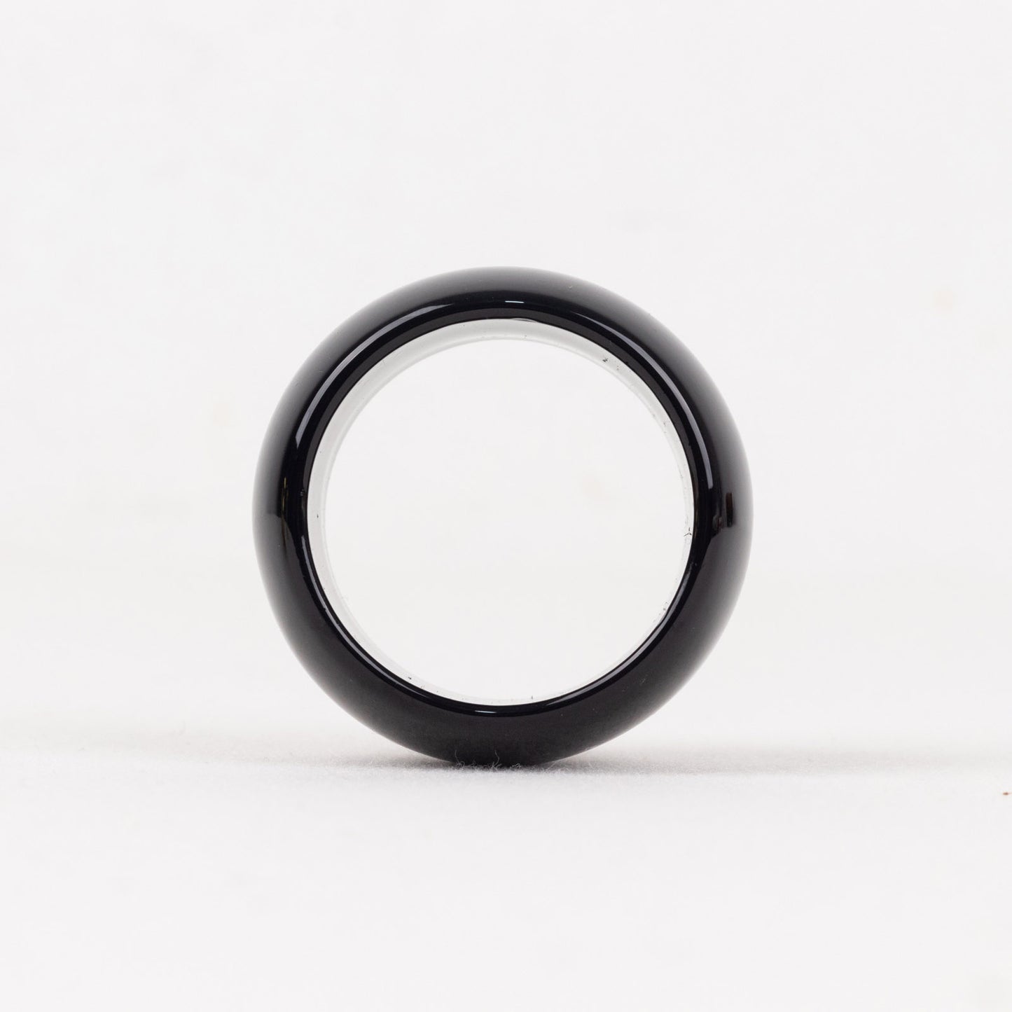 4 Pack Black Acrylic Napkin Rings