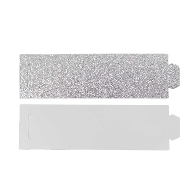 Glamorous Table Accents with Silver Glitter Napkin Holders Glamorous Table Accents with Silver Glitter Napkin Holders