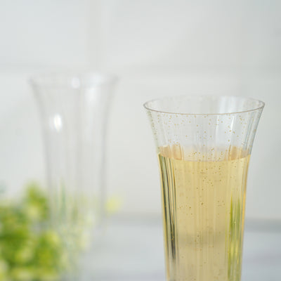 Why Choose Gold Glitter Plastic Champagne Glasses Why Choose Gold Glitter Plastic Champagne Glasses