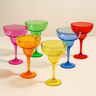 Plastic Margarita Glasses, 12oz Reusable Cocktail Cups Plastic Margarita Glasses, 12oz Reusable Cocktail Cups