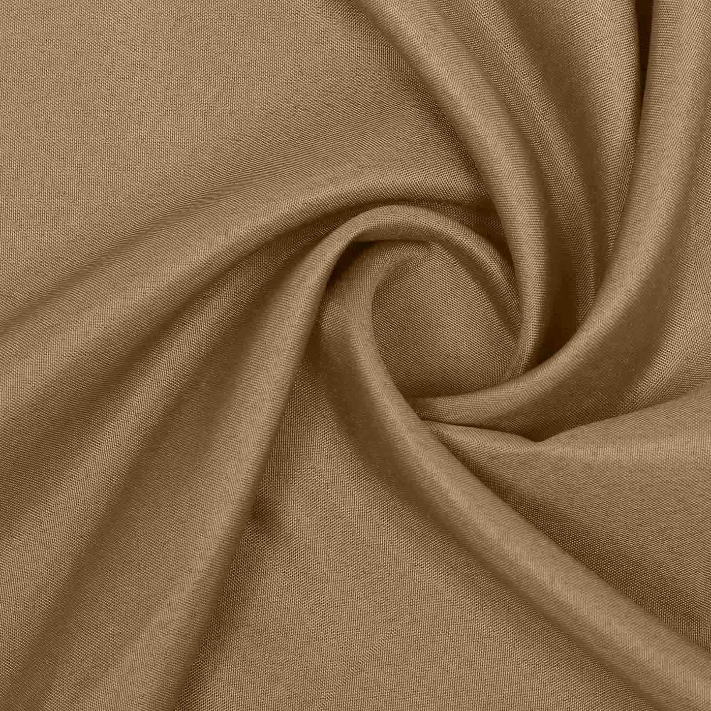 Taupe polyester fabric roll for DIY crafts, 54"x10 yards.