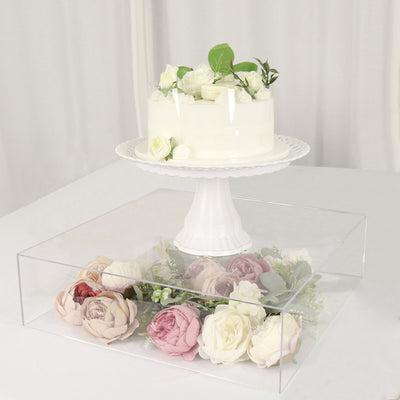 Elevate Your Cakes with Clear Acrylic Elegance Elevate Your Cakes with Clear Acrylic Elegance