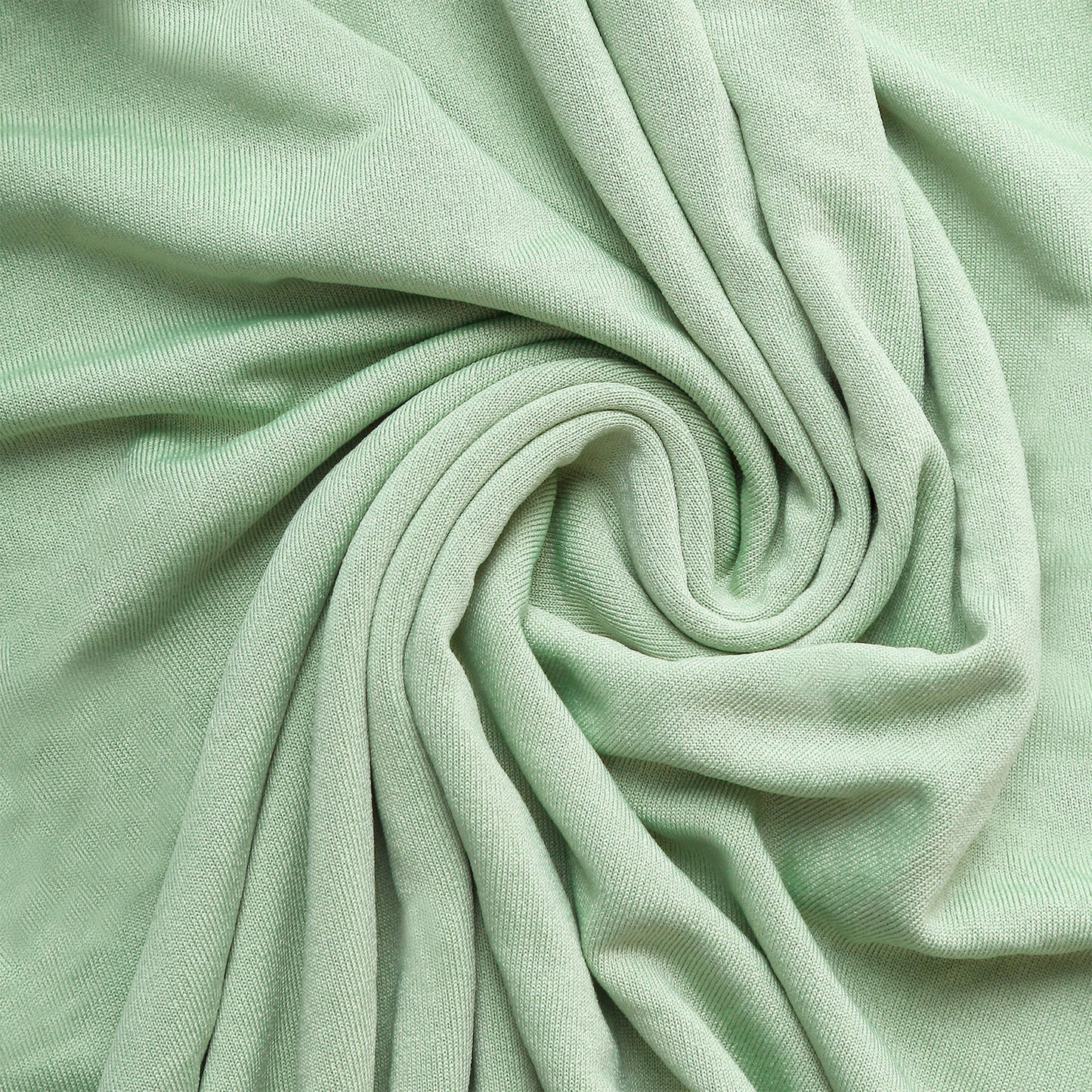 Sage green spandex fabric for stretchable pedestal stand covers.
