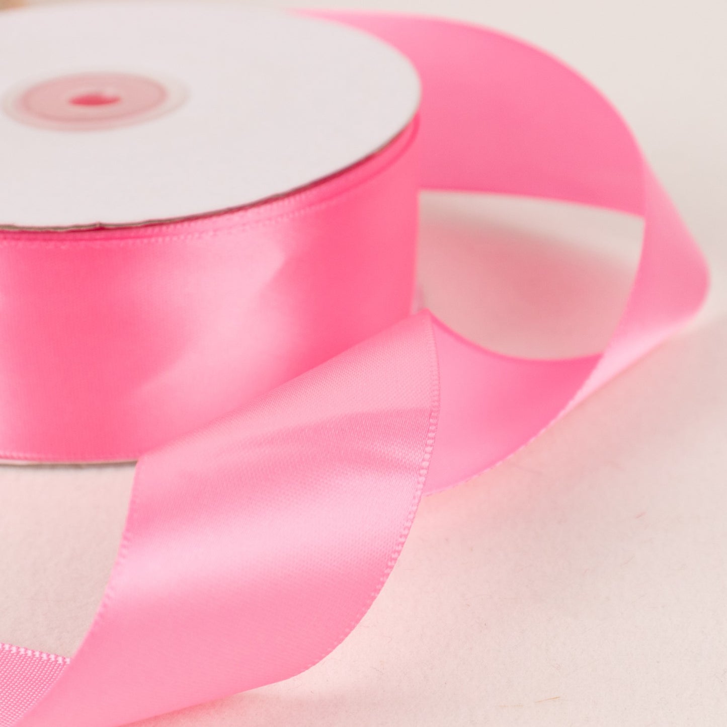 DIY 1.5 Inch Pink Satin Ribbon 50 Yards