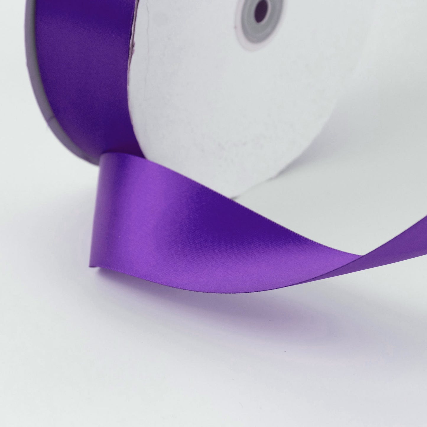 Single Face Satin Ribbon Roll Purple 2" x 100 Yards Decorative Craft Ribbon