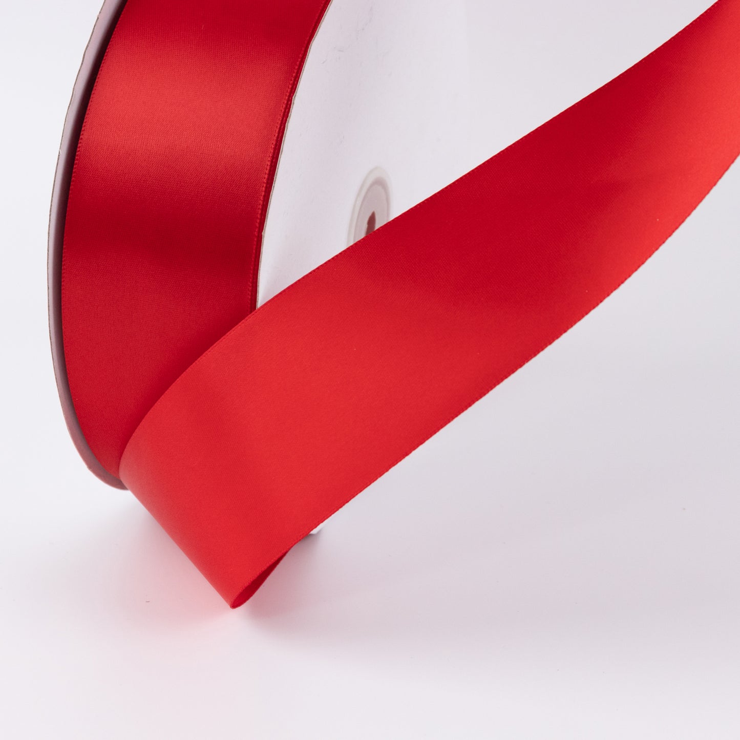 Single Face Satin Ribbon Roll Red 2" x 100 Yards Decorative Craft Ribbon