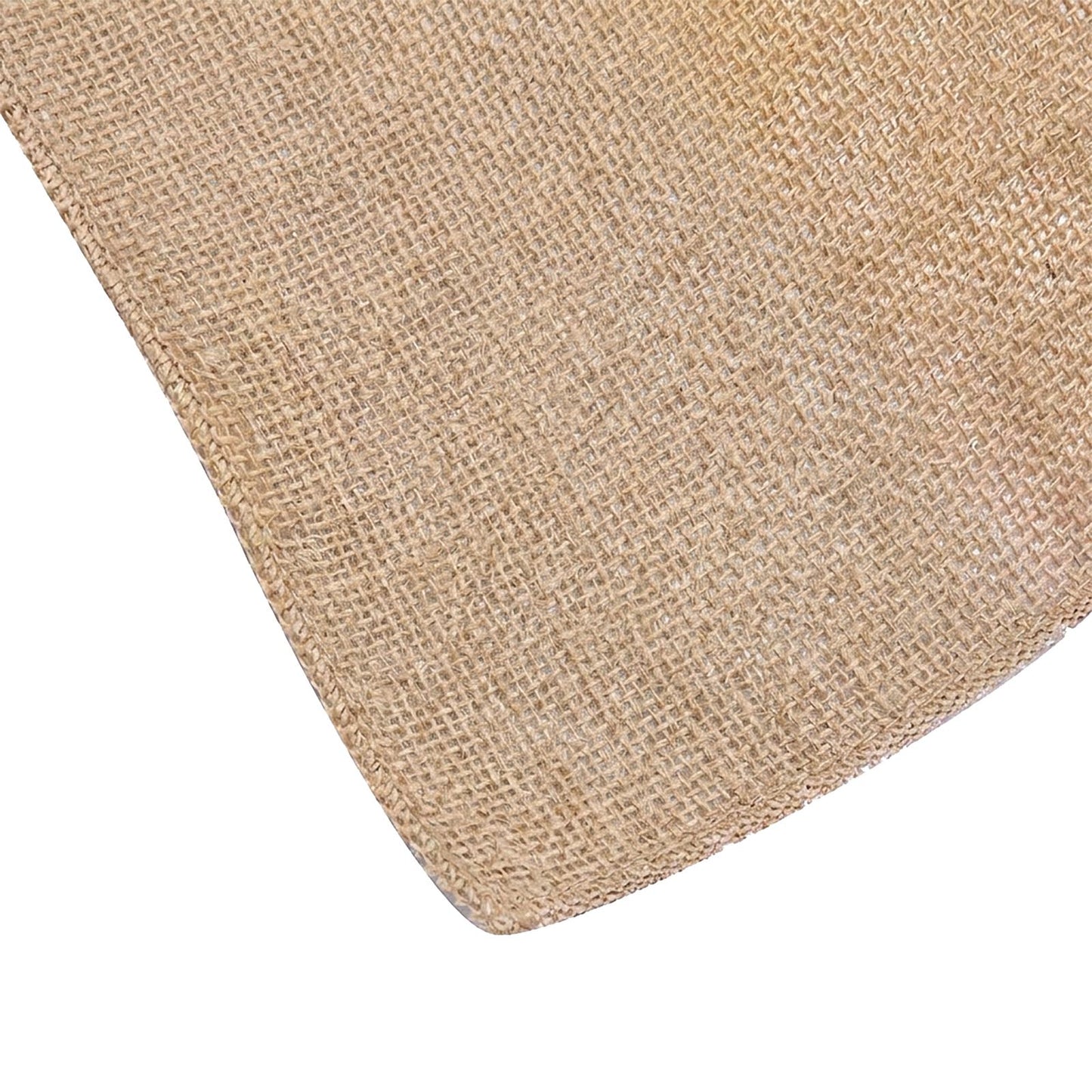 Natural jute burlap aisle runner, 36" x 100ft, perfect for rustic events. #whtbkgd