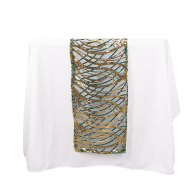 Luxurious Elegance of the Hunter Emerald Green Table Runner Luxurious Elegance of the Hunter Emerald Green Table Runner