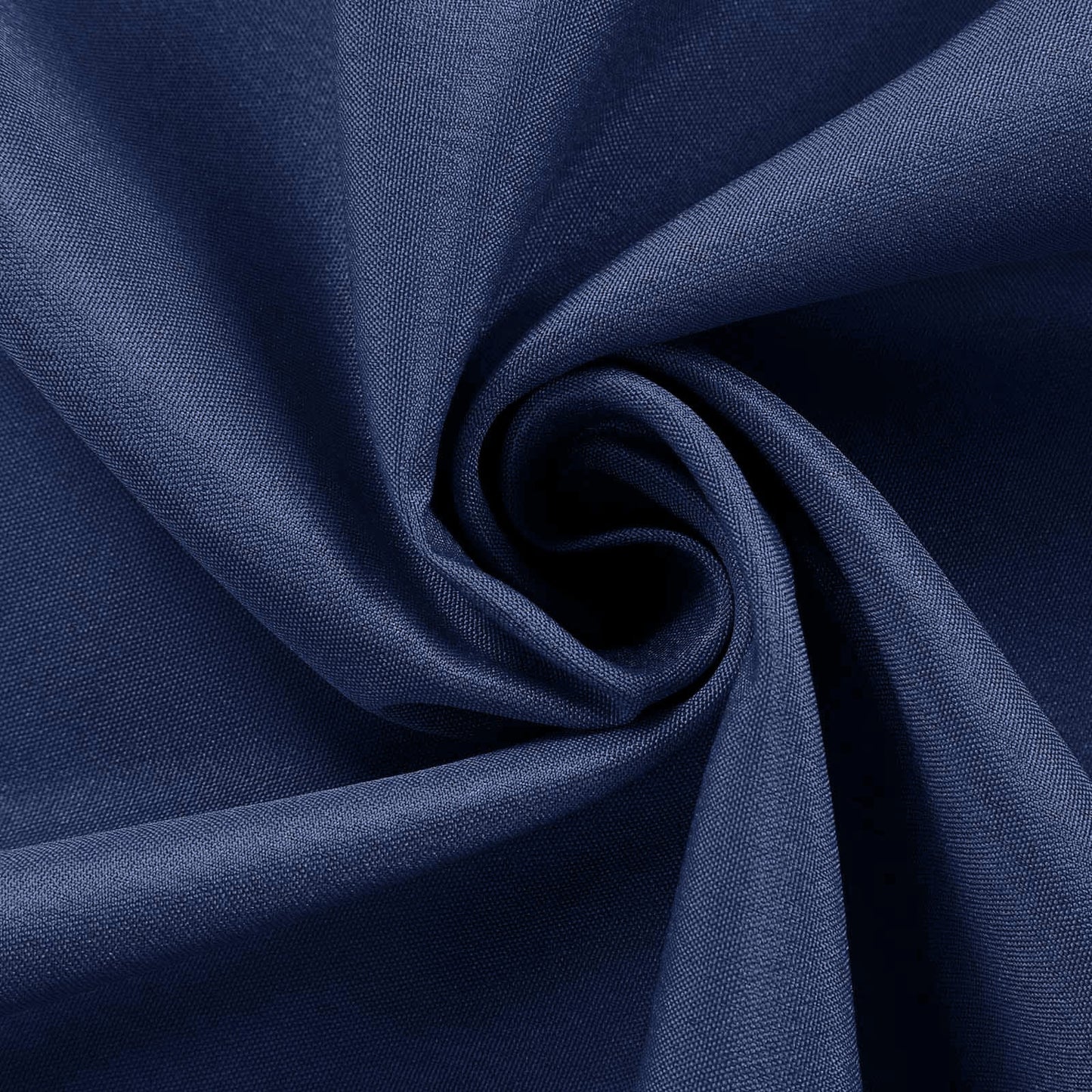 Navy blue polyester table runner for trade shows, 36"x72". #whtbkgd