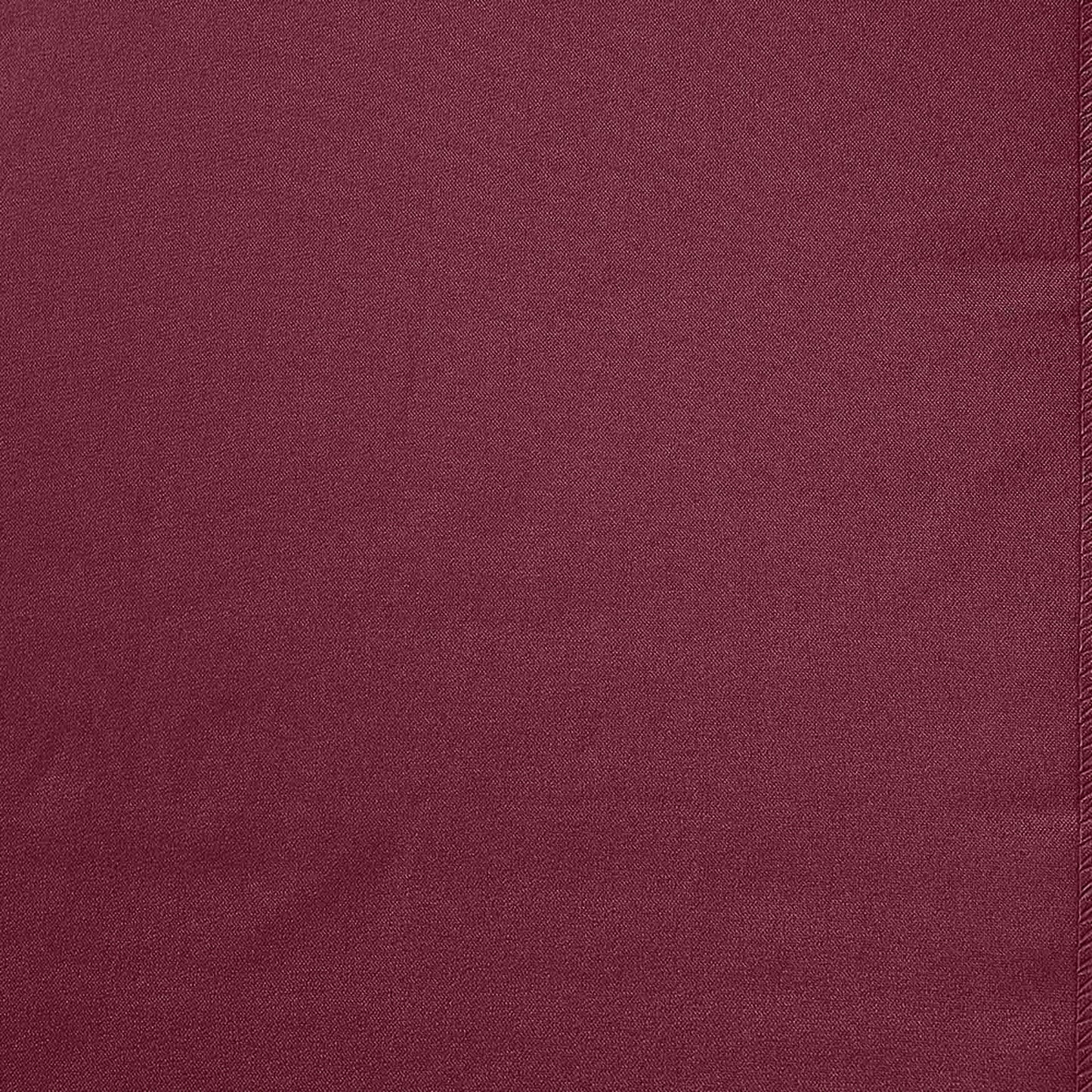 12"x108" Burgundy Polyester Table Runner
