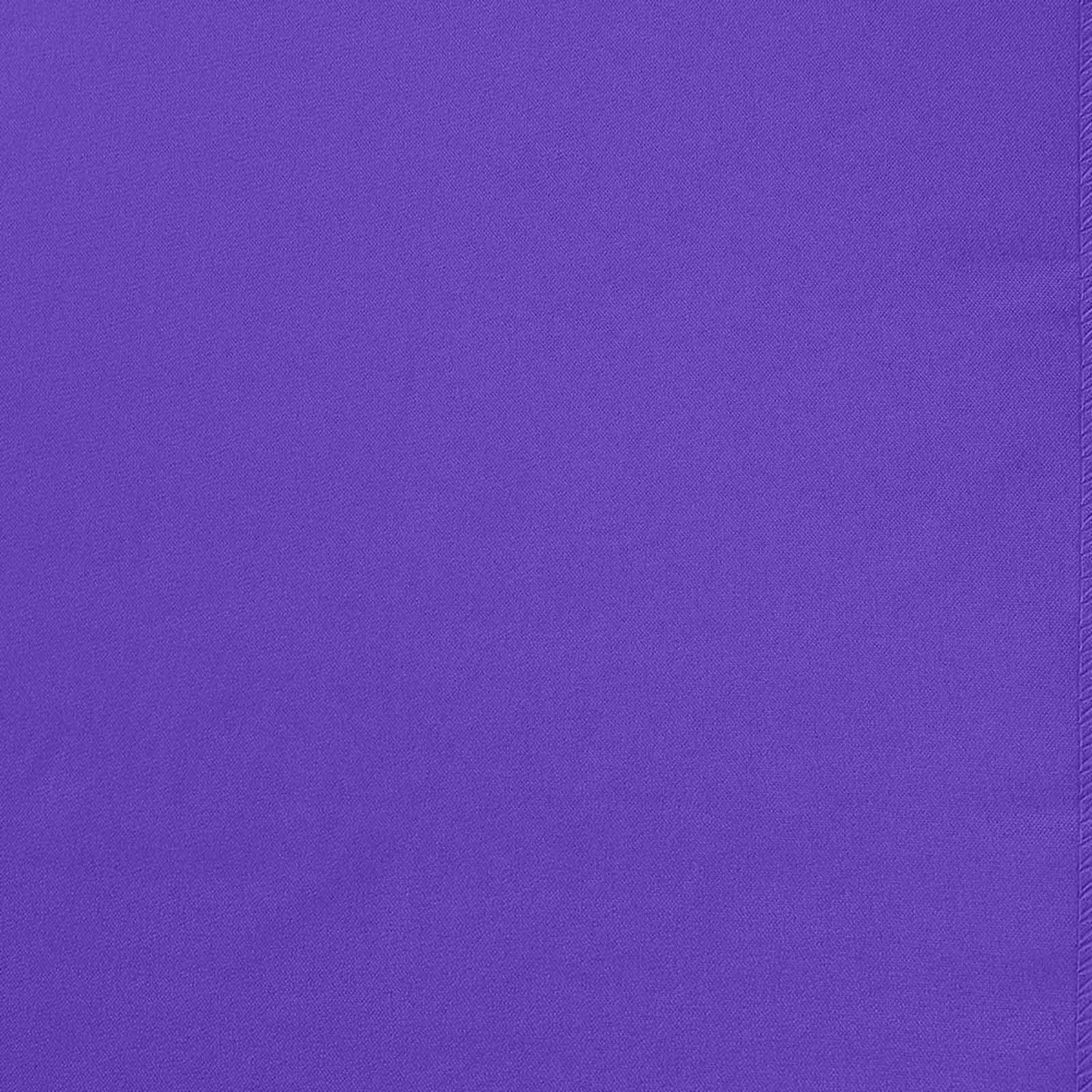 12"x108" Purple Polyester Table Runner