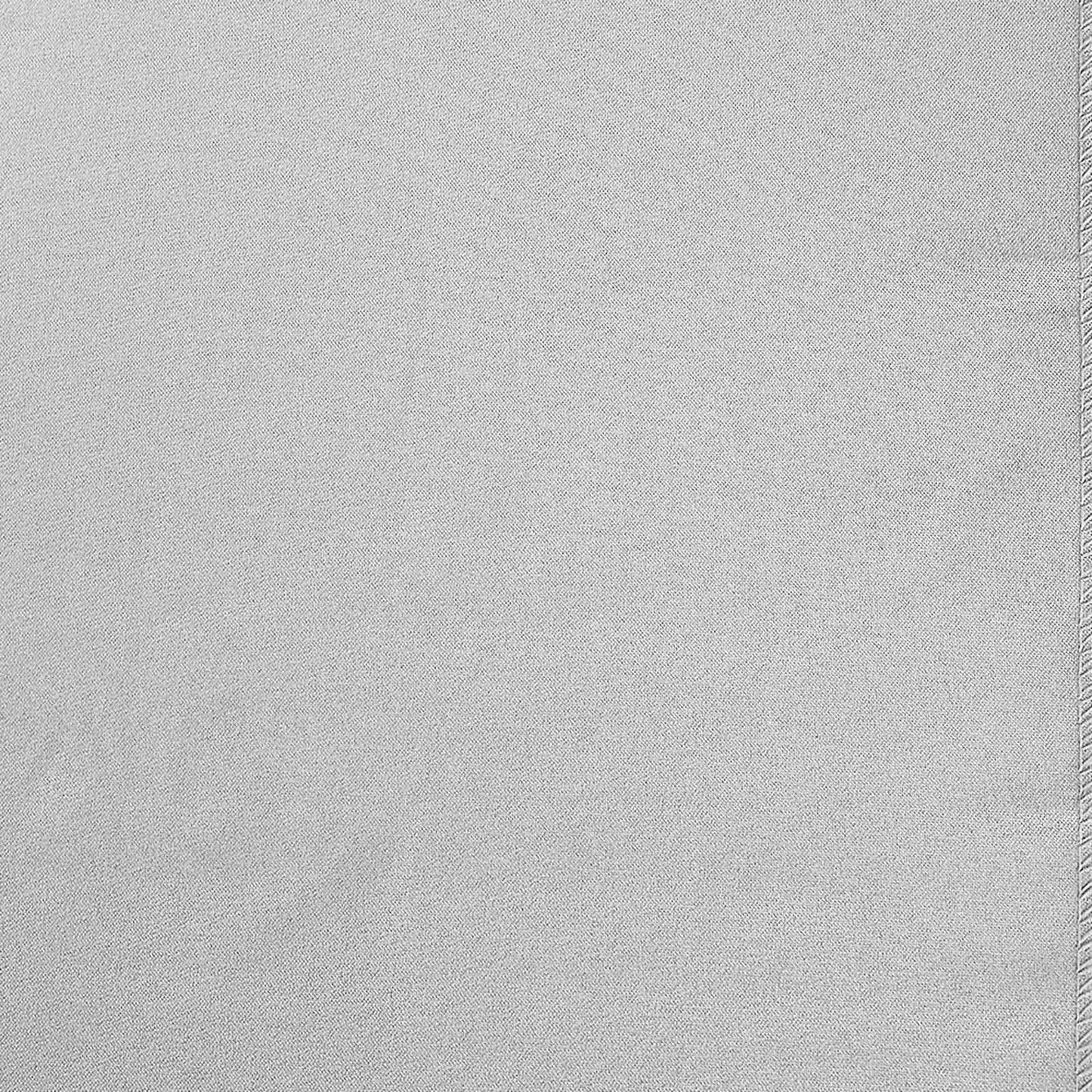 12"x108" Silver Polyester Table Runner