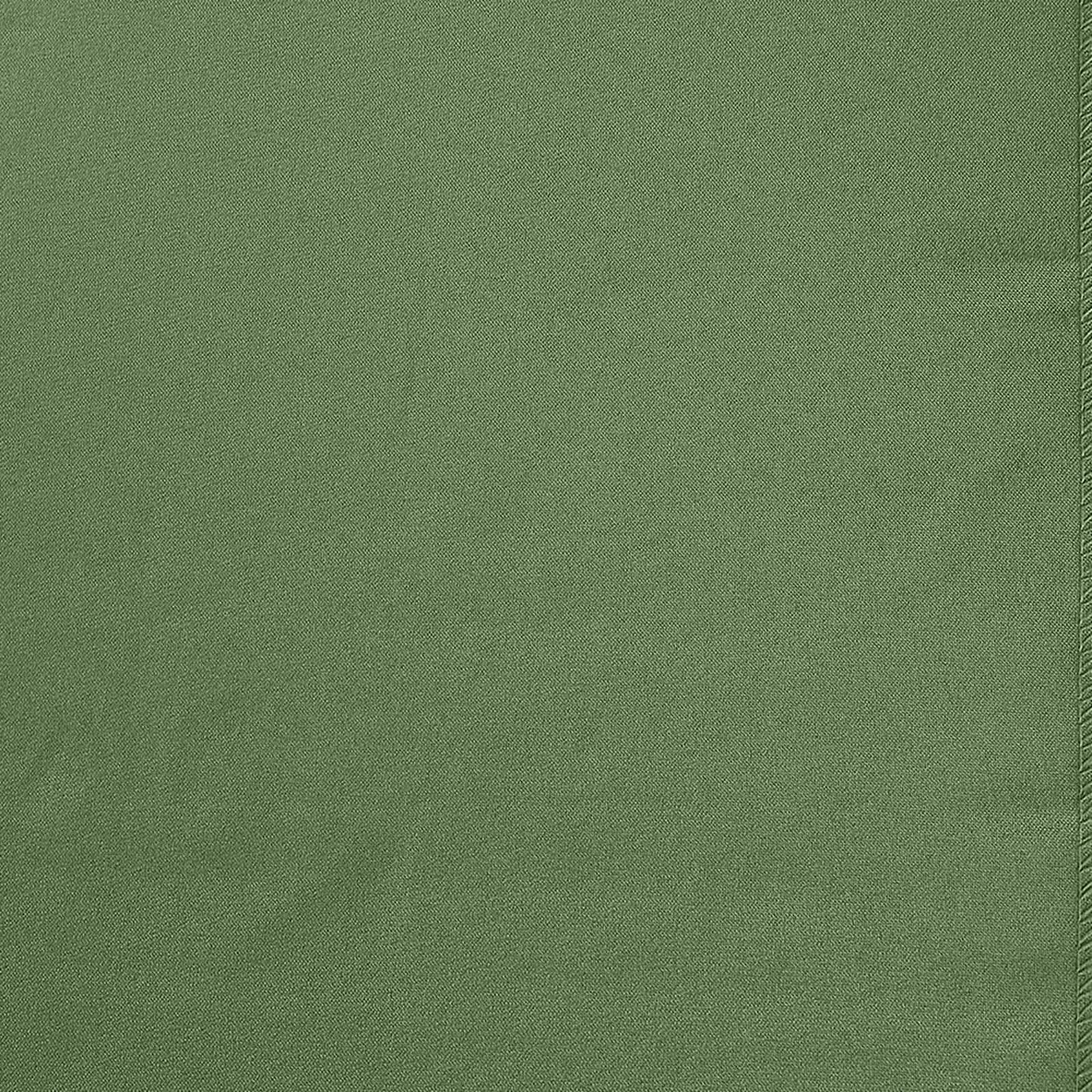 12"x108" Olive Green Polyester Table Runner