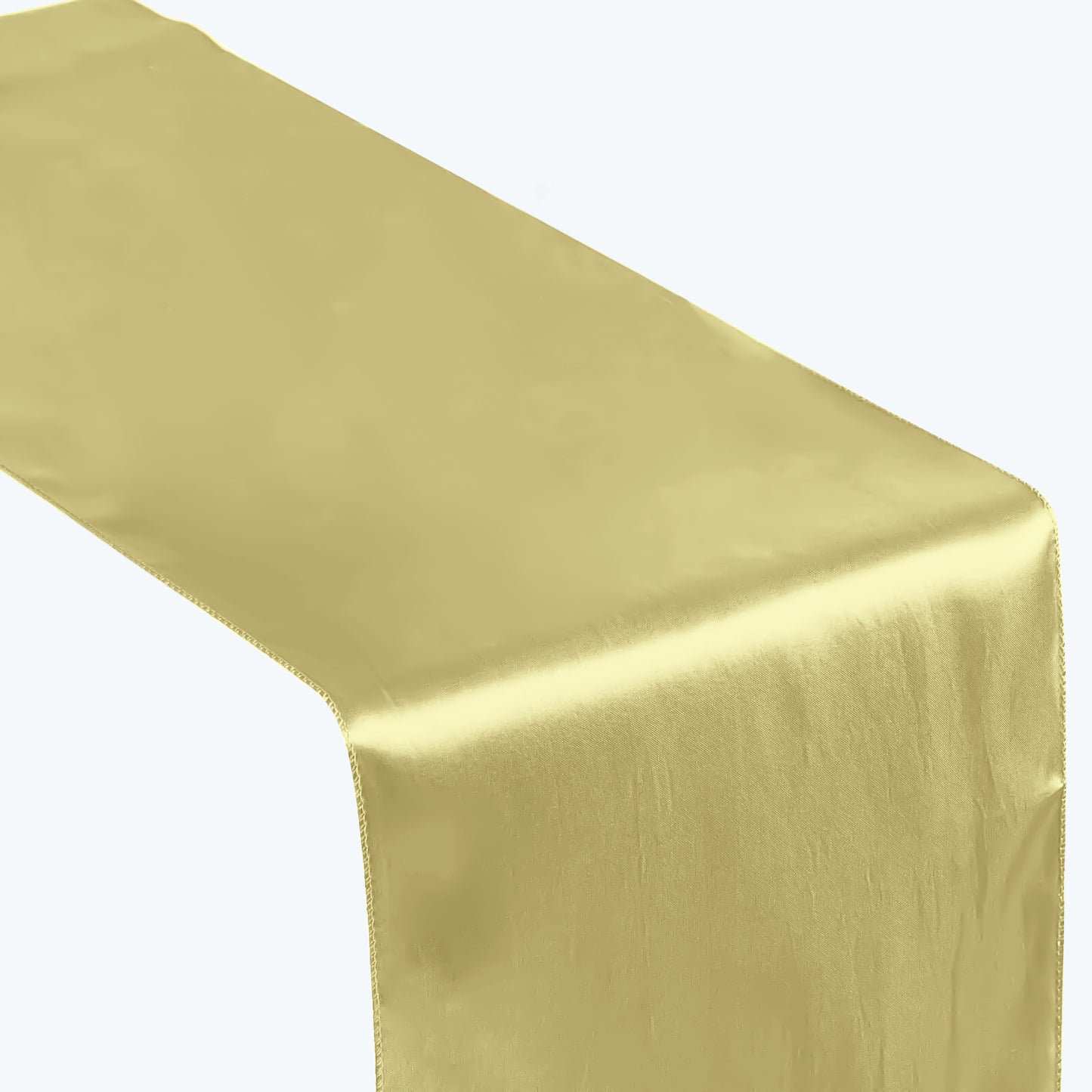 12"x108" Champagne Satin Table Runner