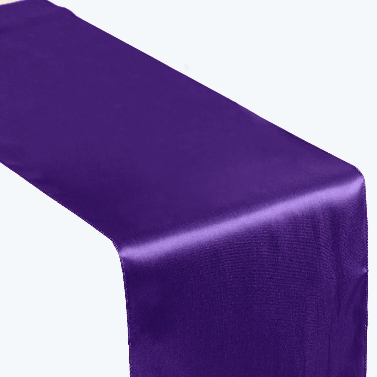 12"x108" Purple Satin Table Runner
