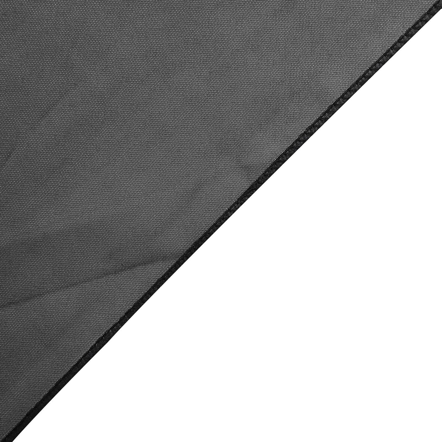 5 Pack | 22x78 inches Black DIY Premium Designer Chiffon Chair Sashes