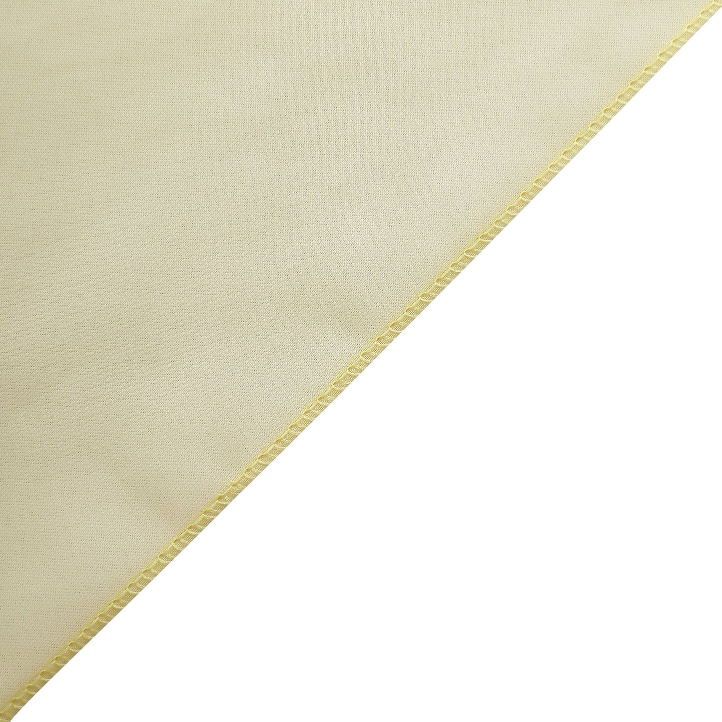 5 Pack | 22x78 inches Champagne DIY Premium Designer Chiffon Chair Sash