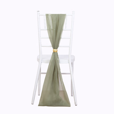 Elevate Your Event with Dusty Sage Green Chair Sashes Elevate Your Event with Dusty Sage Green Chair Sashes