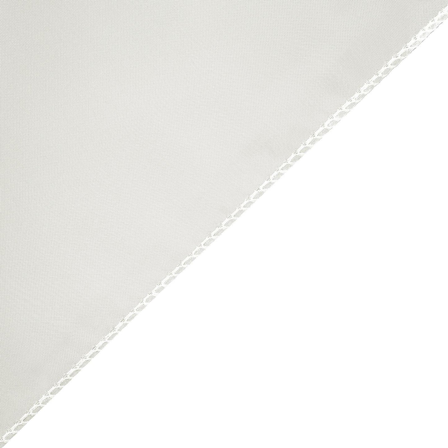 5 Pack | Ivory DIY Designer Chiffon Chair Sashes | 22" x 78"