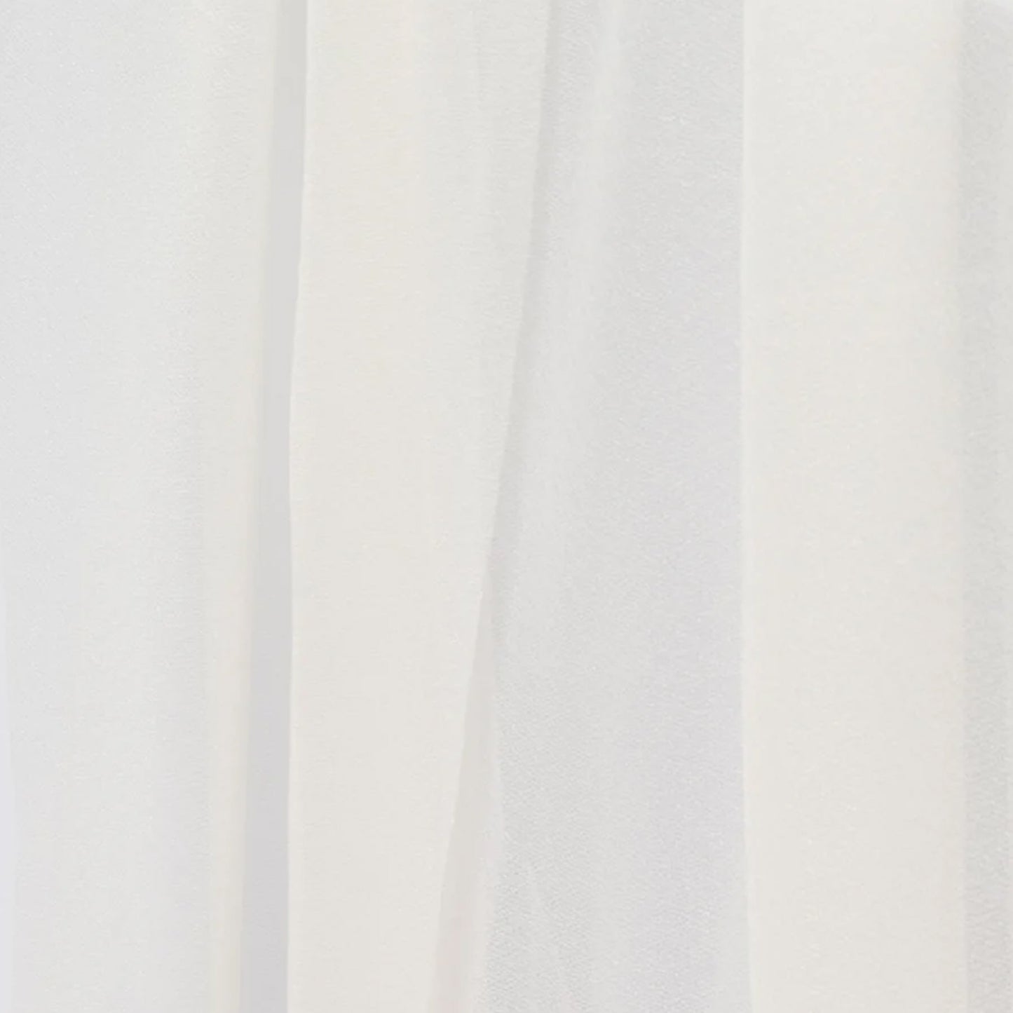 Ivory sheer chair drape with 9ft shimmer sash, wrinkle-free design. #whtbkgd