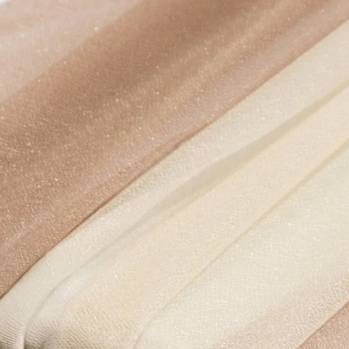 Taupe and beige shimmer sheer table runners, wrinkle-free, 20-pack. #whtbkgd