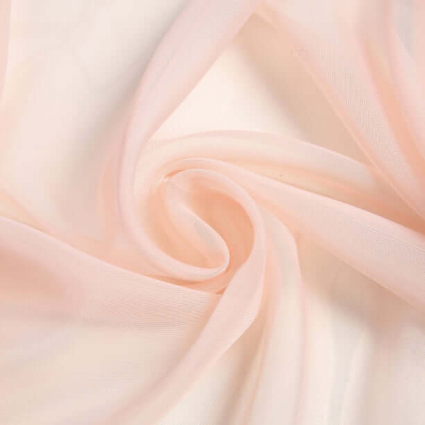 20 Pack Organza Chair Sashes Blush 6"x108" – Reusable Sheer Wedding Chair Bows