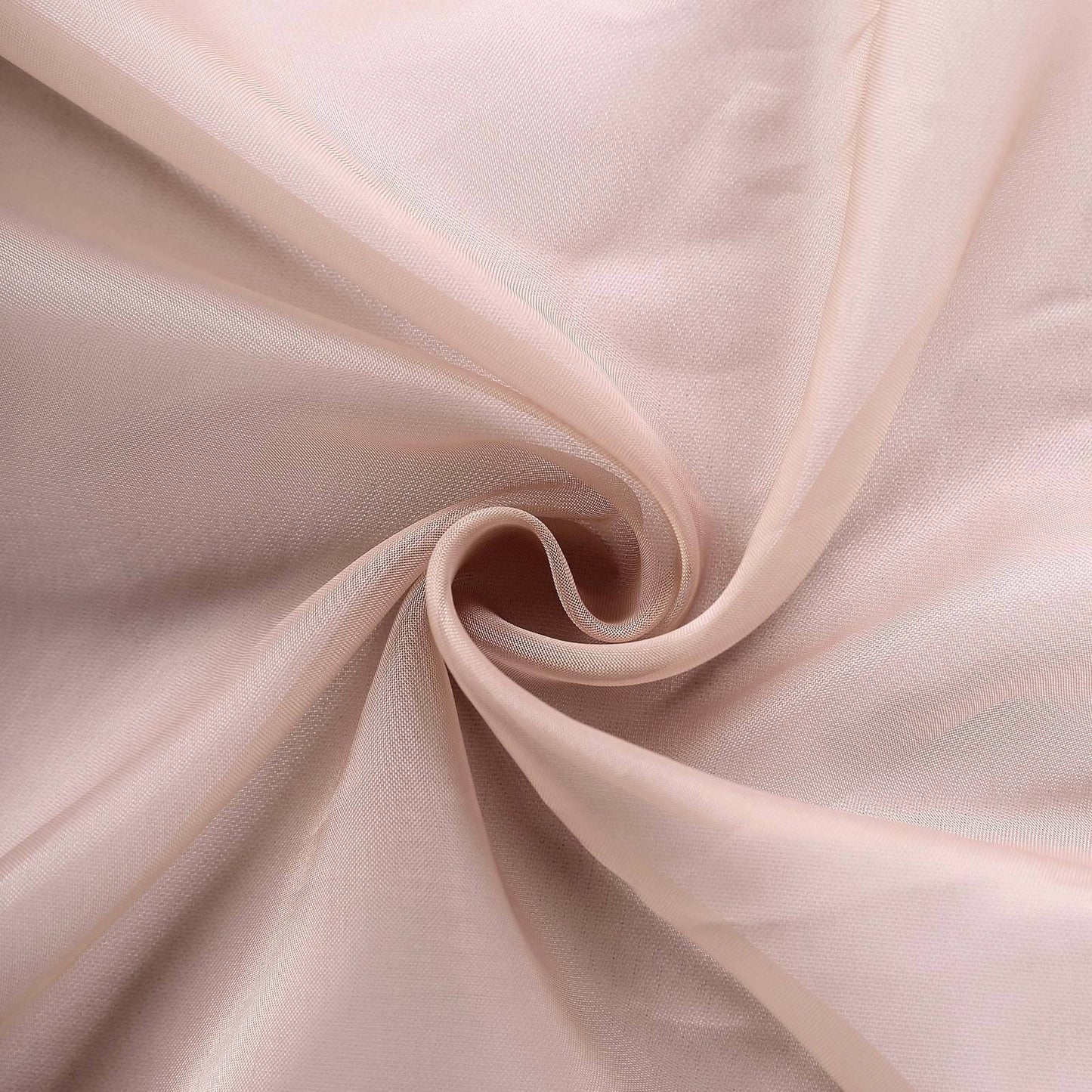 Dusty rose organza chair sashes for weddings, 20 pack, 6"x108".