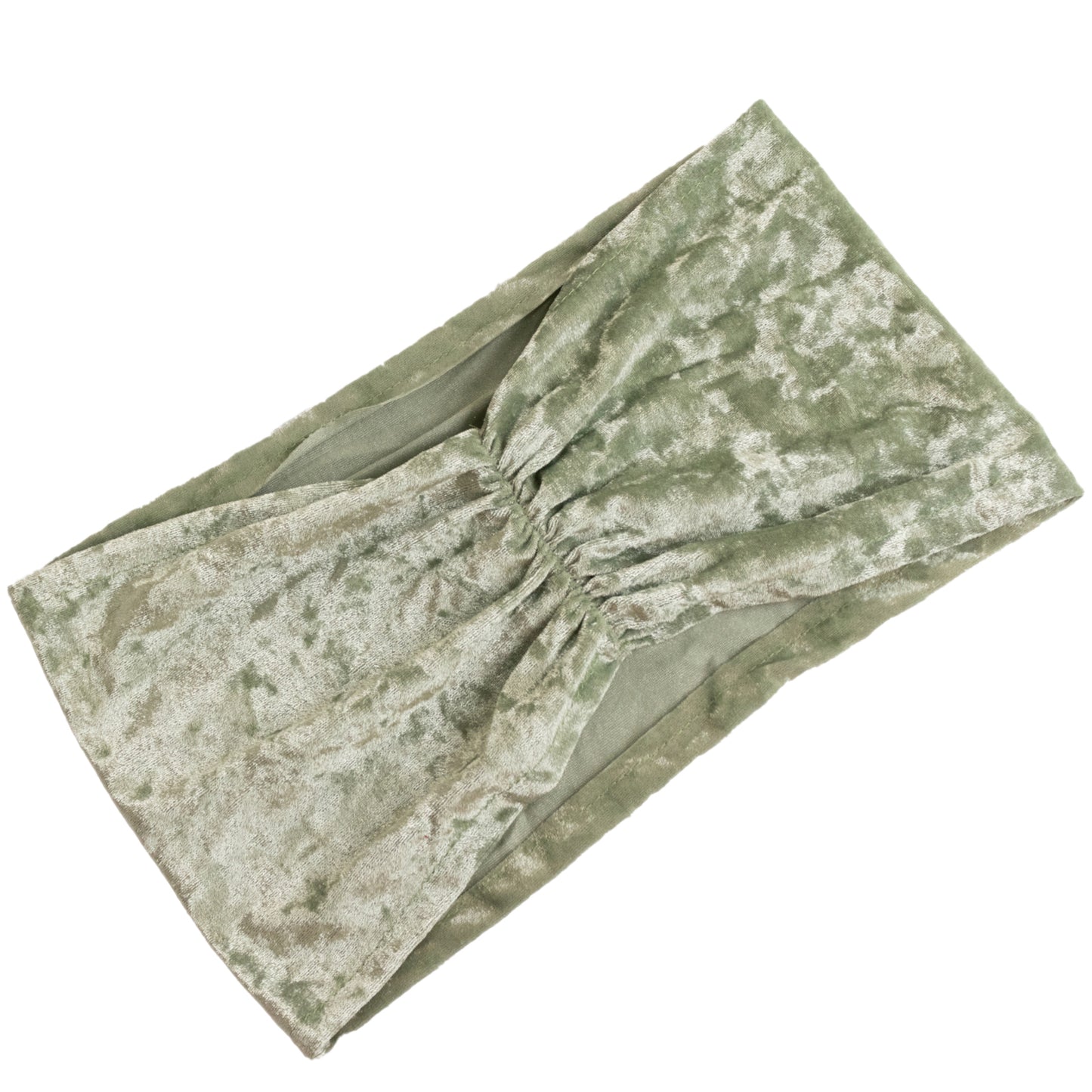 5 Pack Crushed Velvet Chair Bands Sage Green Wide Ruffle Style - Textured Chair Sashes for Stunning Event Decor - 8"x15"