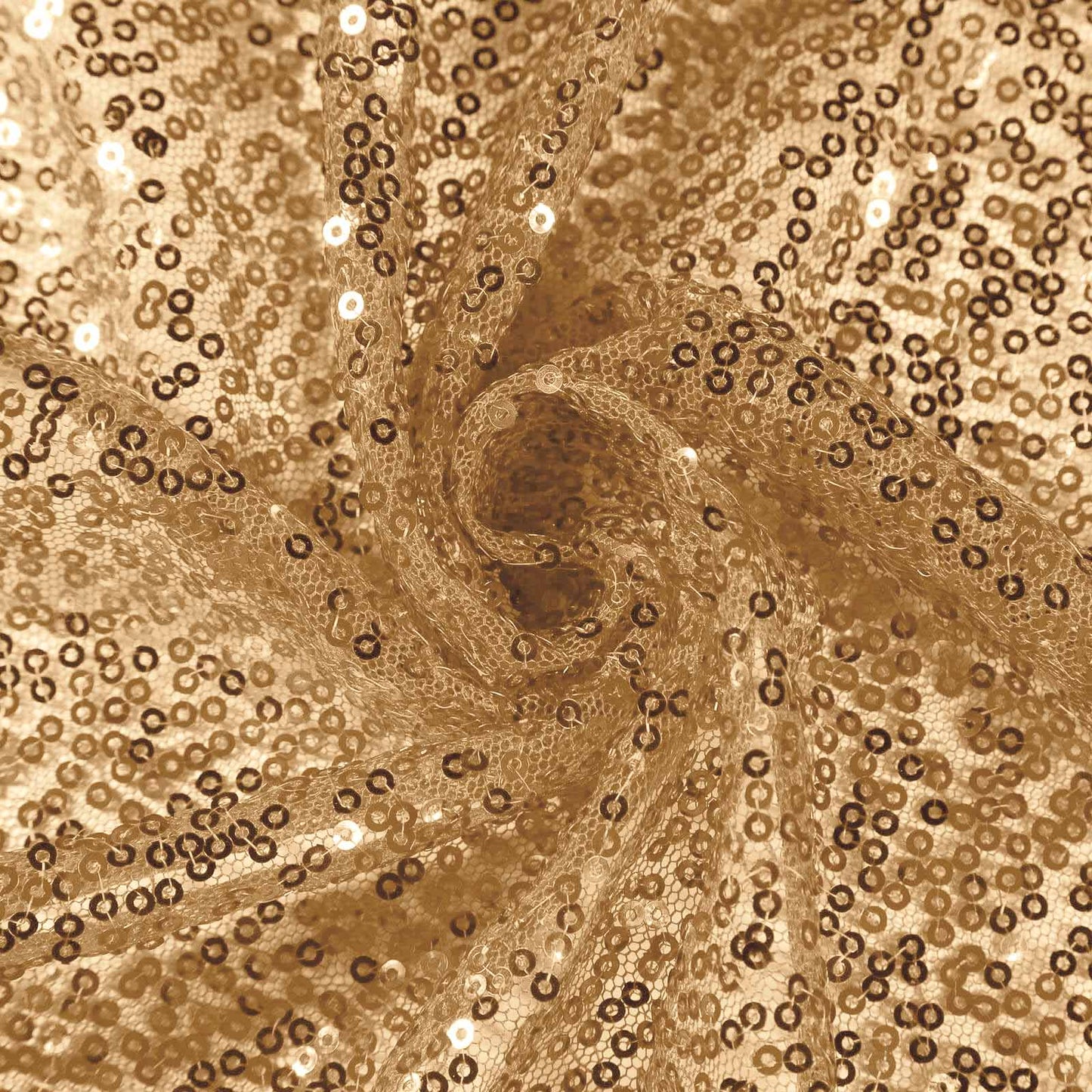 132Inches Gold Premium Sequin Round Tablecloth, Sparkly Tablecloth#whtbkgd