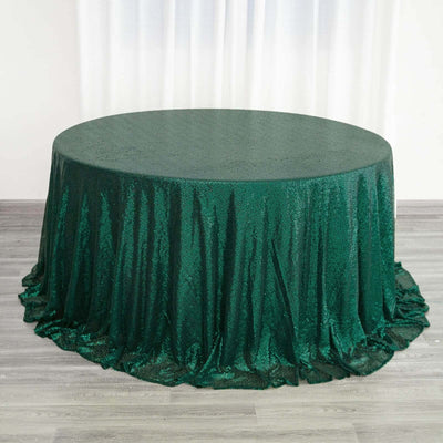 Dazzling Elegance of the Hunter Emerald Green Sequin Tablecloth Dazzling Elegance of the Hunter Emerald Green Sequin Tablecloth