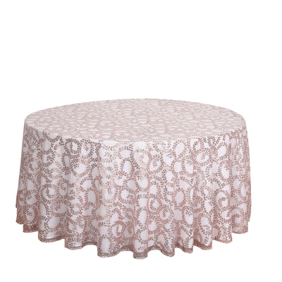 Exquisite Craftsmanship of the Rose Gold Sequin Tablecloth Exquisite Craftsmanship of the Rose Gold Sequin Tablecloth