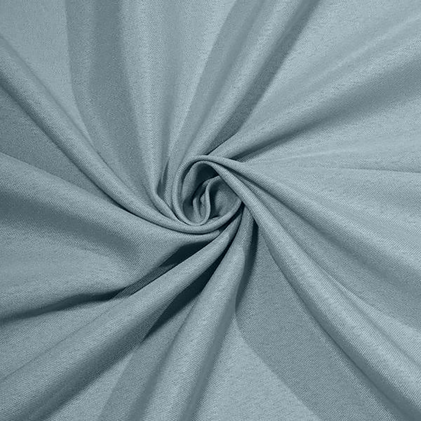 132 Inch Dusty Blue Round Seamless Polyester Tablecloth#whtbkgd