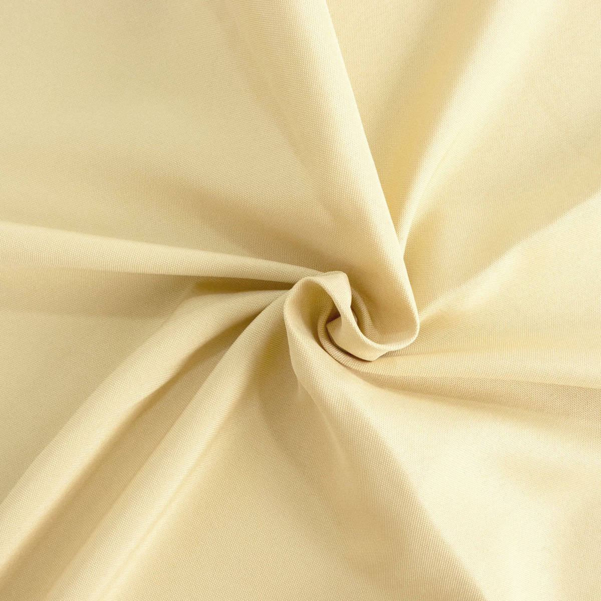 Champagne 54" Premium Polyester Square Table Overlay - 220GSM #whtbkgd
