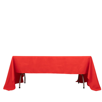 Elevate Your Decor with the Red Polyester Tablecloth Elevate Your Decor with the Red Polyester Tablecloth