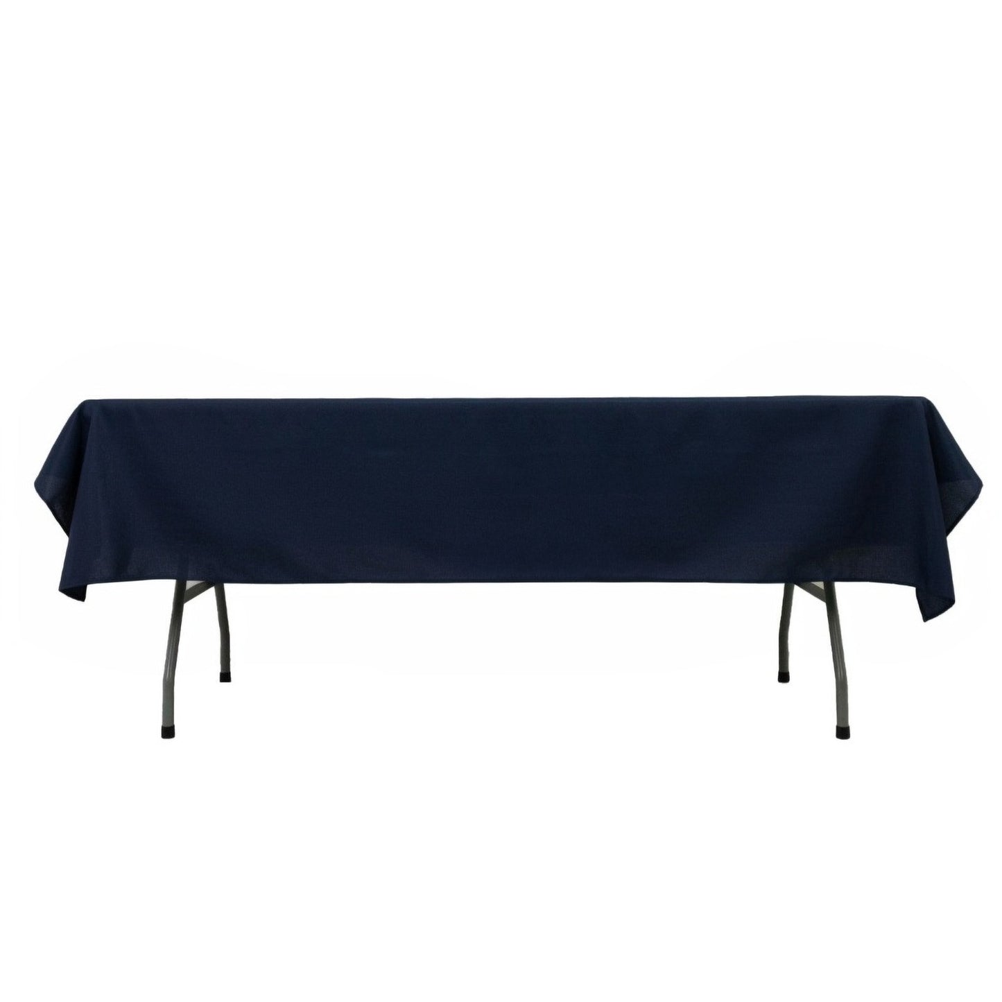 Polyester Tablecloth 60"×84" Navy Blue – Rectangle, Washable & Wrinkle-Resistant, Perfect for Parties