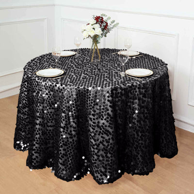 Easy Maintenance of the Black Sequin Tablecloth Easy Maintenance of the Black Sequin Tablecloth