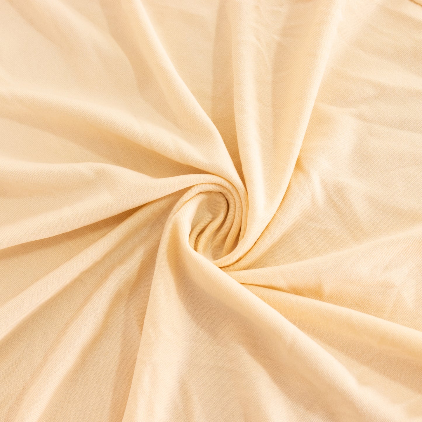 Spandex 36" Round Cocktail Table Cover Beige - Easy to Maintain Stretch Fitted Highboy Tablecloth