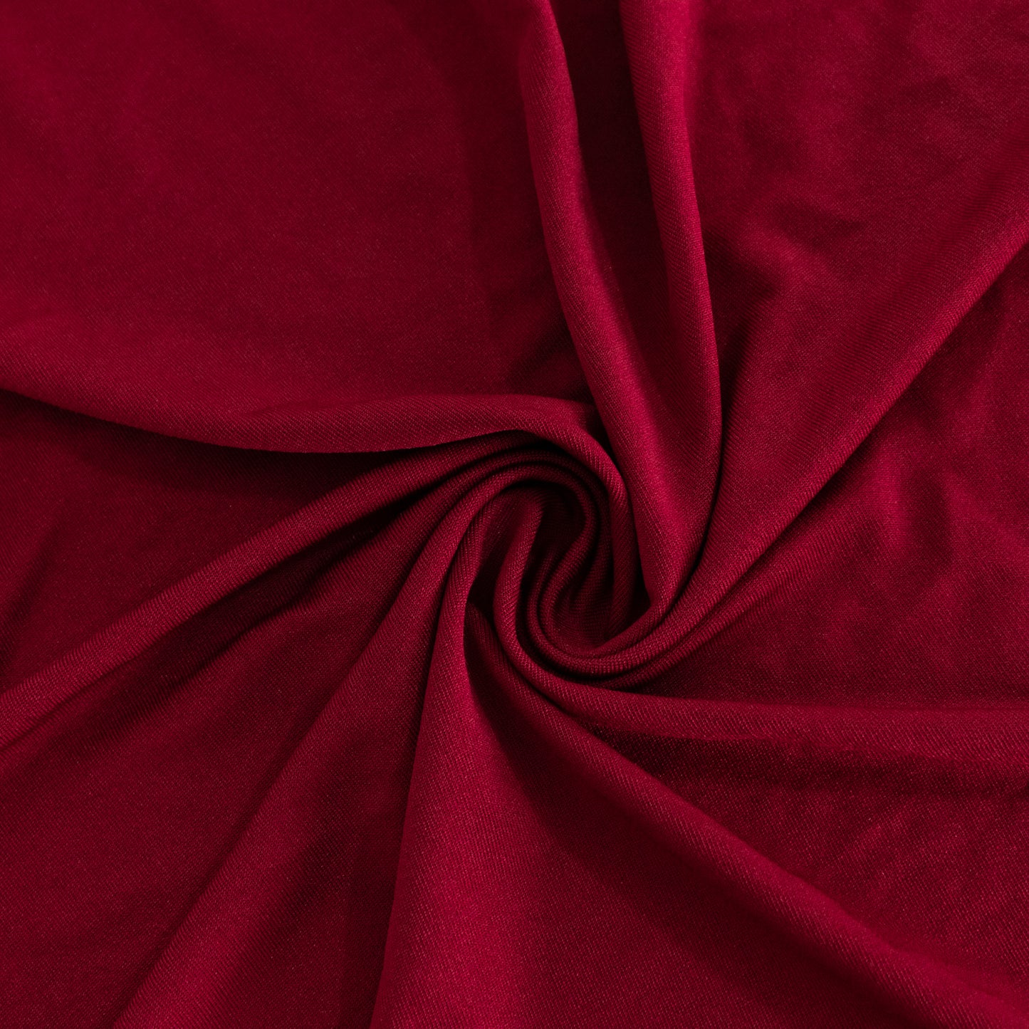 Spandex 36" Round Cocktail Table Cover Burgundy - Easy to Maintain Stretch Fitted Highboy Tablecloth