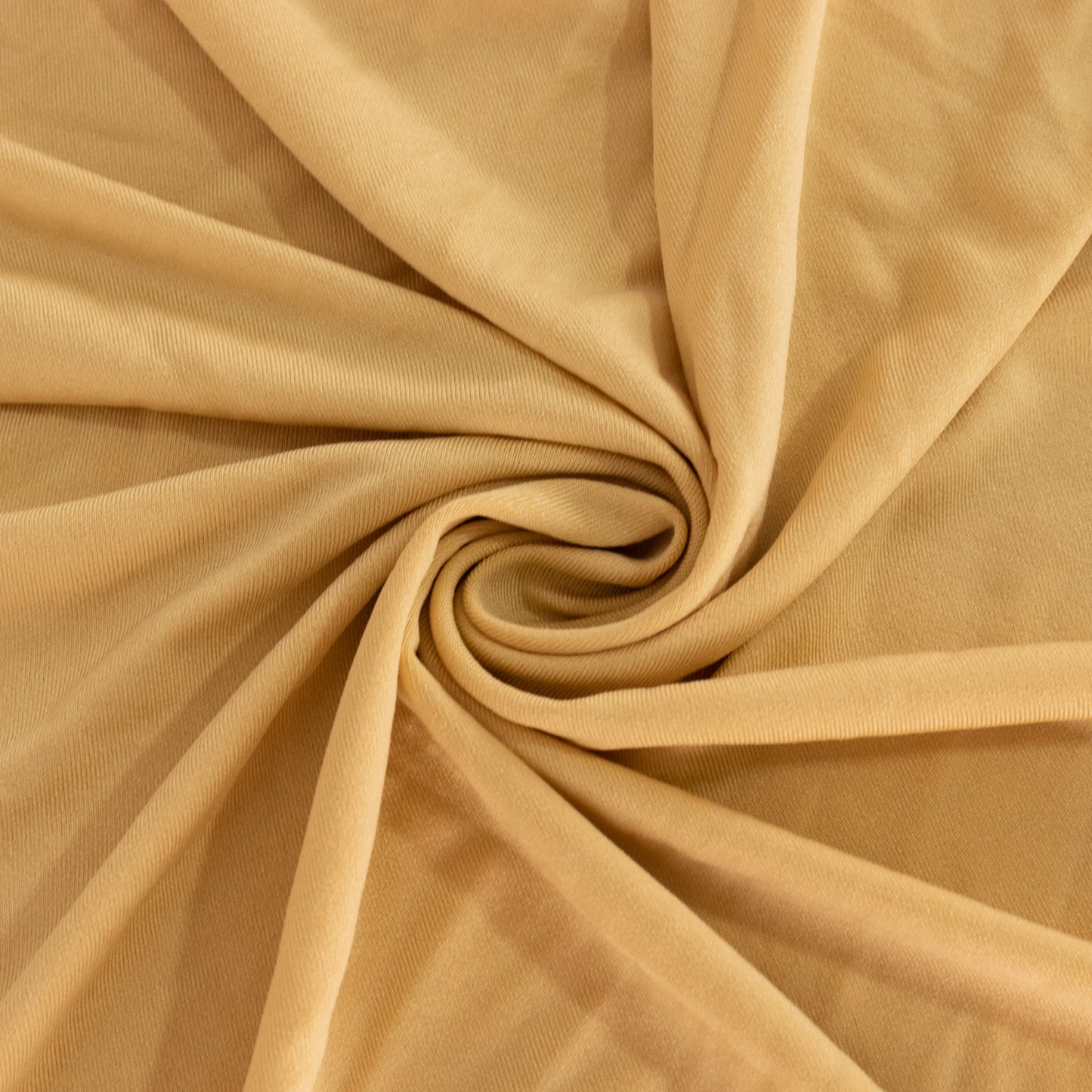 Spandex 36" Round Cocktail Table Cover Champagne - Easy to Maintain Stretch Fitted Highboy Tablecloth