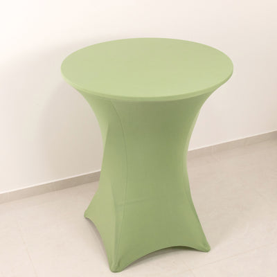Sage Green Spandex Highboy Table Cover Sage Green Spandex Highboy Table Cover