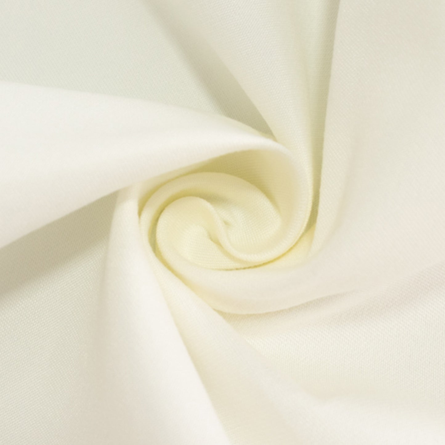 Ivory cotton blend square tablecloth, 54"x54".